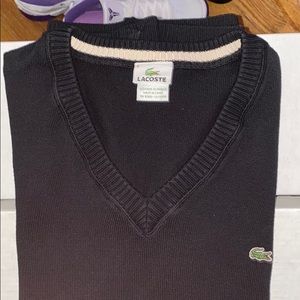 Lacoste v neck sweater